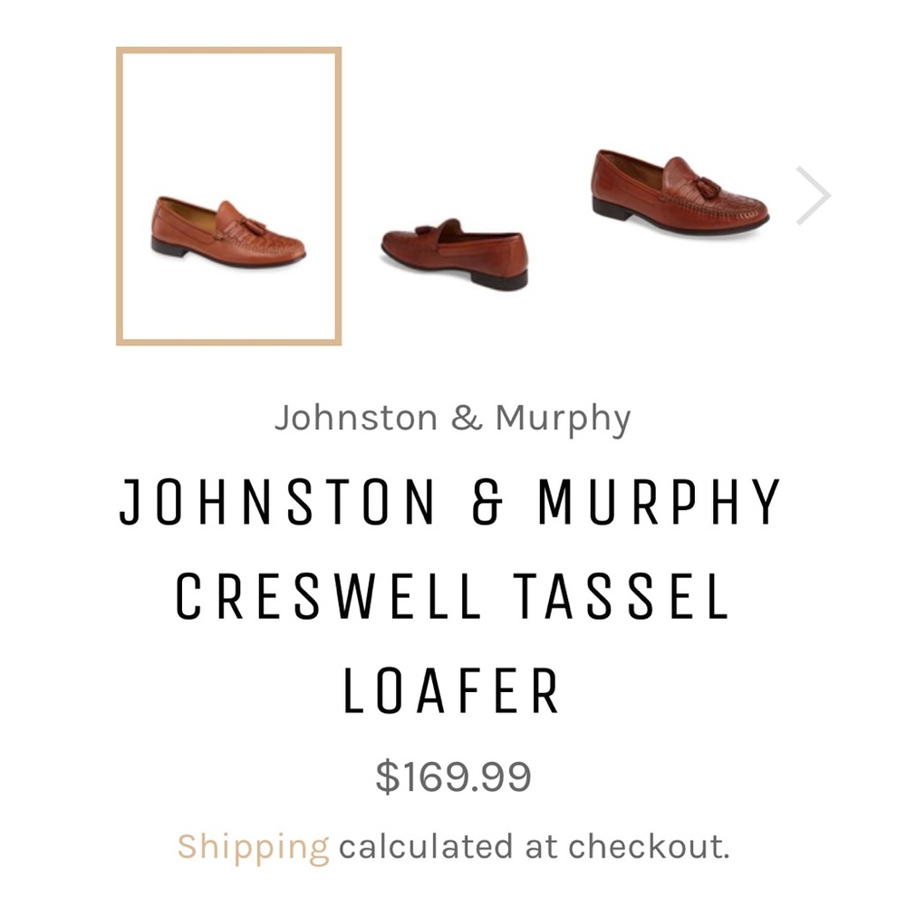 Johnston & Murphy Creswell Tassel Loafer